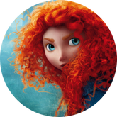 Opłatek tortowy 14 cm, Merida Waleczna 1 szt.