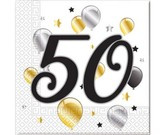 Serwetki papierowe "Balloons 50", 33x33cm,20szt.