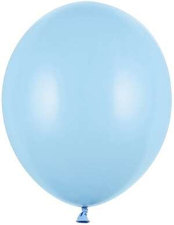 Balony Pastelowe Błękitne Urodziny 12cm 100szt.