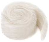 Taśma z Futrem Futerko KREMOWE Ecru 6cm x 2m