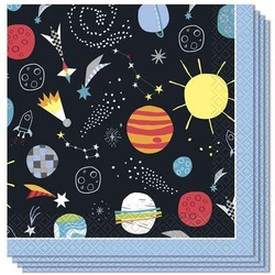 Serwetki Kosmos Planety 33x33cm 16szt.