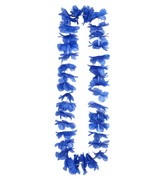 Naszyjnik Hawajski Hawaje Kwiaty Niebieski Aloha