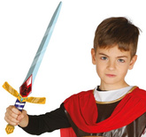 Piankowy MIECZ RYCERSKI Diament Broń Wojownik 53cm