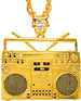 Naszyjnik Wisiorek RADIO Magnetofon BoomBox Disco