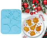 Forma Silikonowa do Ciastek Święta Boże Narodzenie