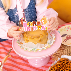 Topper na tort KONIKI Konie Happy Birthday 14cm