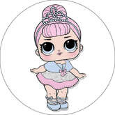 Opłatek tortowy 29 cm, LOL SURPRISE 1 szt.