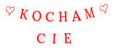 Baner KOCHAM CIĘ, Czerwony 1kpl.