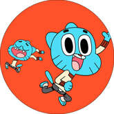 Opłatek tortowy 29 cm, Niesamowity Świat Gumballa