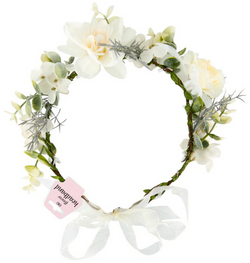 Opaska Wianek Głowę Kwiaty Wieczór Panieński Boho