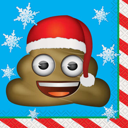 Serwetki EMOJI XMAS, 25x25 cm, 16 szt.