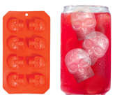 Foremka na Lód Kostki CZASZKI Halloween 12x21cm