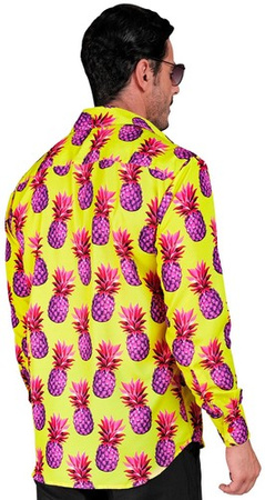 Koszula z Długim Rękawem ANANASY Aloha UV S/M