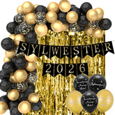 Zestaw Sylwester, 06-3 Girlanda balonowowa Kurtyna