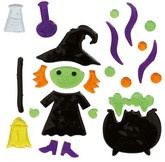Dekoracja Żelowa HALLOWEEN Czarownica Wiedźma