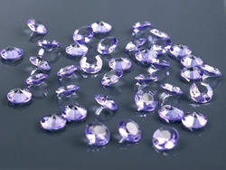 Diamentowe konfetti, liliowy, 12mm, 1op.