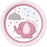 Talerzyki „Baby Shower” 22,5 cm, 8 szt.
