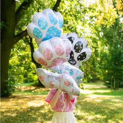 Balon Foliowy ŁAPKI Łapy Pieska Psa 49x50cm 3szt.