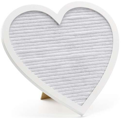 Filcowa tablica z literami Serce, 31x29cm