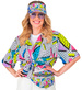 Koszula DISCO Funky Kolorowa Lata 70 80, L/XL