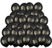 Balony 30cm, Happy 2023!, Pastel Black, 50szt.