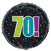 Balon foliowy 18” na 70 Urodziny, 1 szt.