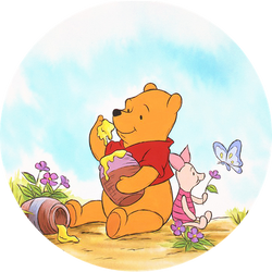 Opłatek tortowy 29 cm, Kubuś Puchatek 1 szt.