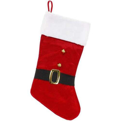 Skarpeta świąteczna z dzwoneczkami, rozm. 51 cm