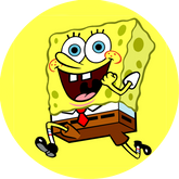 Opłatek tortowy 20 cm, SpongeBob 1 szt.