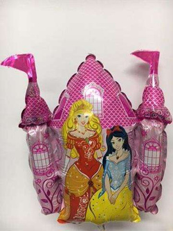 Balon foliowy Zamek Księżniczki 14", 1 szt.