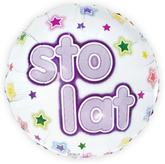 Balon foliowy B&C Sto Lat, 18" (do cyfr GS120)