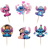 Toppery Pikery STICH Urodziny, 6szt.