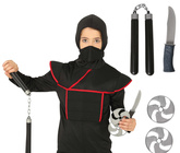 Zestaw NINJA Wojownik Nunczako Nóż Strój 4el.