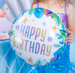 Balon Foliowy Happy Birthday OCEAN Urodziny 45cm