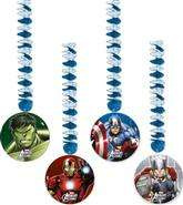 Dekoracja wisząca Avengers Multi Heroes, 4 szt.