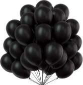 Balony St. 27cm (12") Pastel Black, 50szt