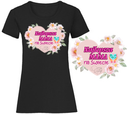 Koszulka Czarna NAJLEPSZA MAMA NA ŚWIECIE, XL