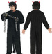 Kostium Strój Czarny DIABEŁ Krampus Demon, L