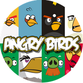 Opłatek tortowy 29 cm, Angry Birds 1 szt.