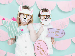 Gadżety do zdjęć Lama, mix, 5 szt.