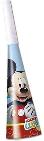 Trąbki gwizdki Horn Myszka Mickey, 6 szt.