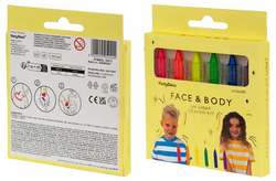 Kredki do Malowania Twarzy Świecące w UV, 6szt.