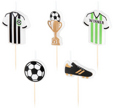 Świeczki Kibica PIŁKA NOŻNA Urodzinowe 5szt.