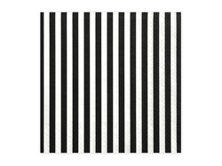 Serwetki Paski, czarny, 33 x 33cm, 20 szt.