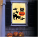Dekoracja Żelowa HALLOWEEN Kot Dynia Nietoperz