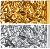 Folia Dekoracyjna Metal Złota Srebrna 0,5x25m