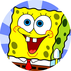 Opłatek tortowy 20 cm, SpongeBob 1 szt.