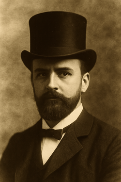 Elegancki Czarny CYLINDER Kapelusz Lincoln