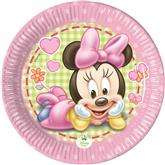 Talerzyki Minnie Baby, 20 cm, 8 szt.