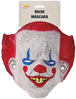 Maska Lateksowa Przerażający Klaun Halloween